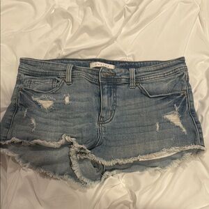 Denim Distressed Shorts